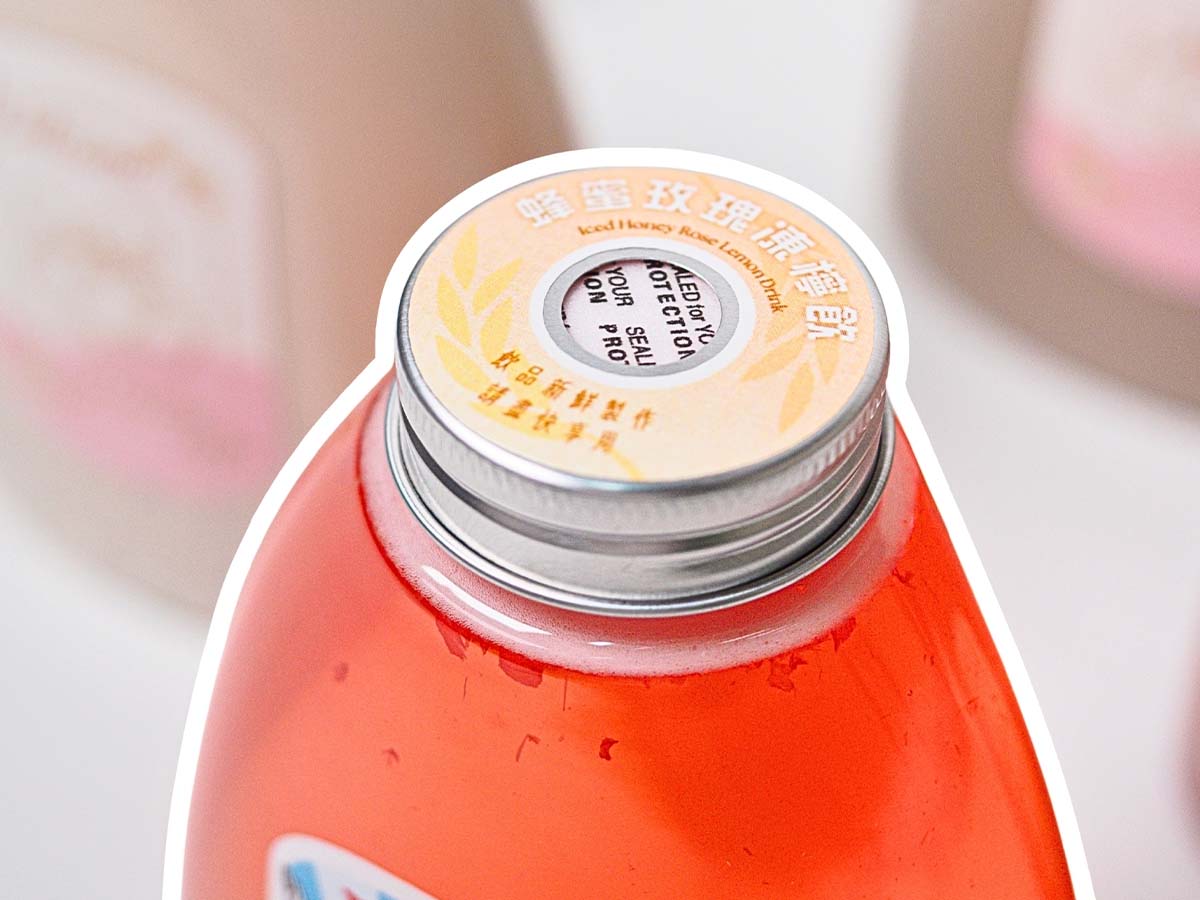 Clearly Labeled Bottle Caps
